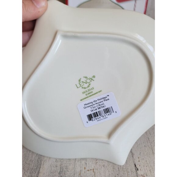 Lenox 887601 posting holidays ornament accent plate Xmas - Picture 5 of 6